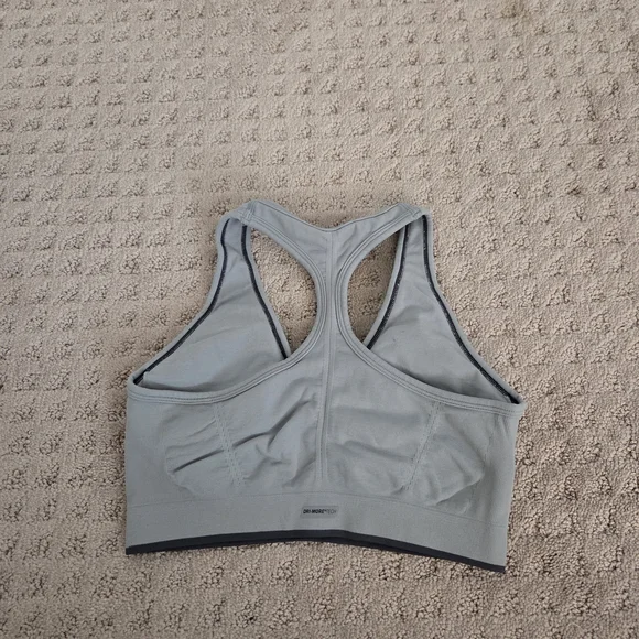 Light Blue Racerback Sports Bra - Padded Support - Picture 2 of 3